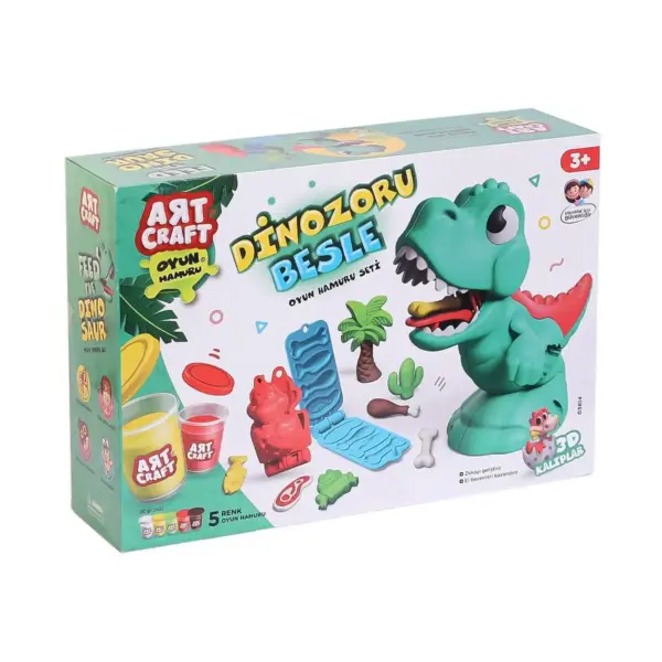 Dinozoru Besle Oyun Hamuru Seti