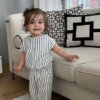 Havlu Kısa Kol Zebra Pantolon Takım - Görsel 2