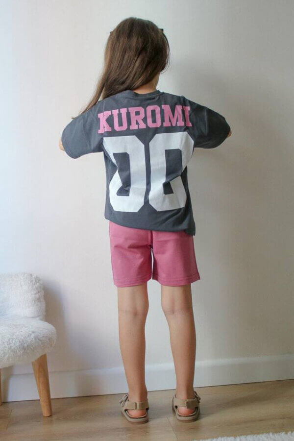 Baskılı Tshirt Şort Takım - Görsel 3