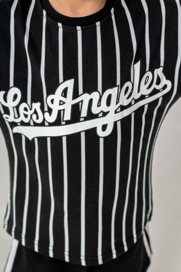 Los Angeles Baskılı Tshirt Şort Takım - Görsel 2