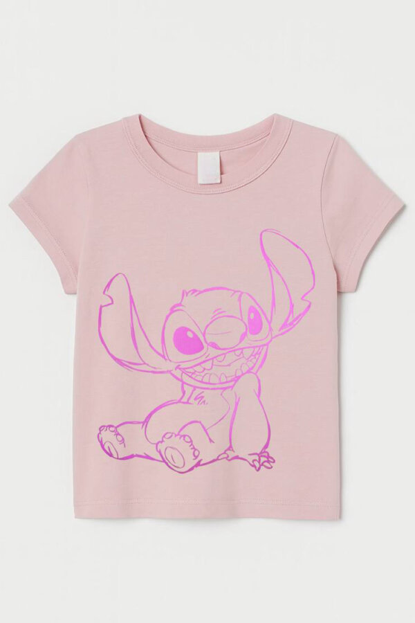 Stitch Baskılı Çocuk Tshirt