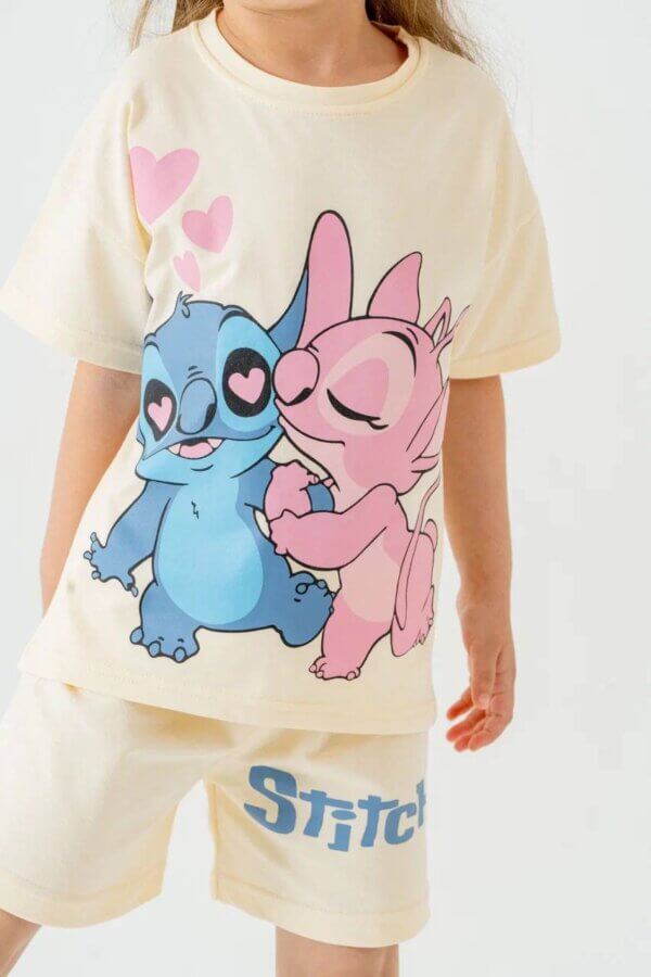 Baskılı Tshirt Şort Takım - Görsel 3